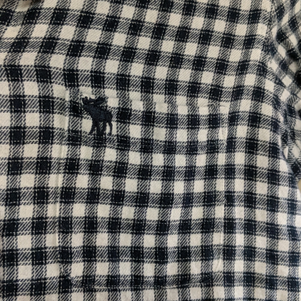A&F gingham button down shirt - Picture 4 of 5